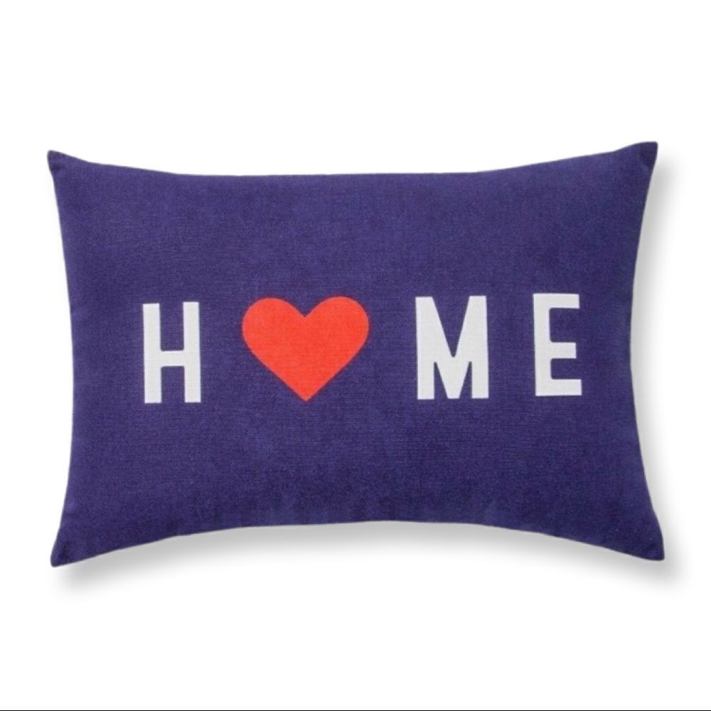 Sun Squad Indoor/Outdoor Throw Pillows. “Home”. Patriotic/Americana.